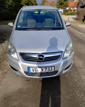 Opel Zafira cena 16900 przebieg: 189000, rok produkcji 2009 z Piotrków Trybunalski małe 56